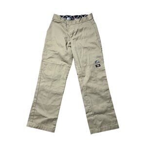 Dickies x Lurking Class Regular Fit Double Knee Pants Tan Beige 32 x 32 Skeleton